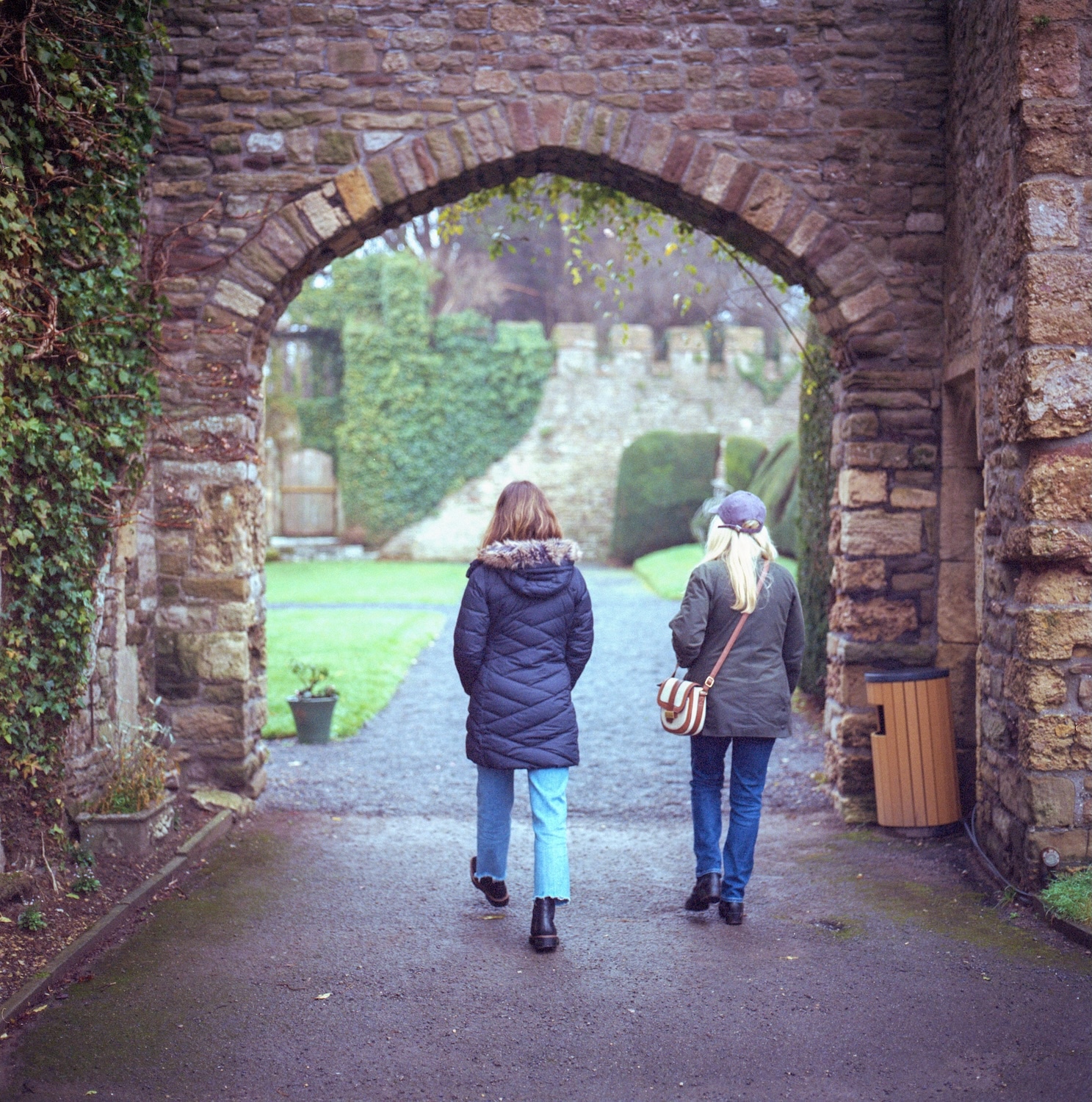 Stone arch pathway